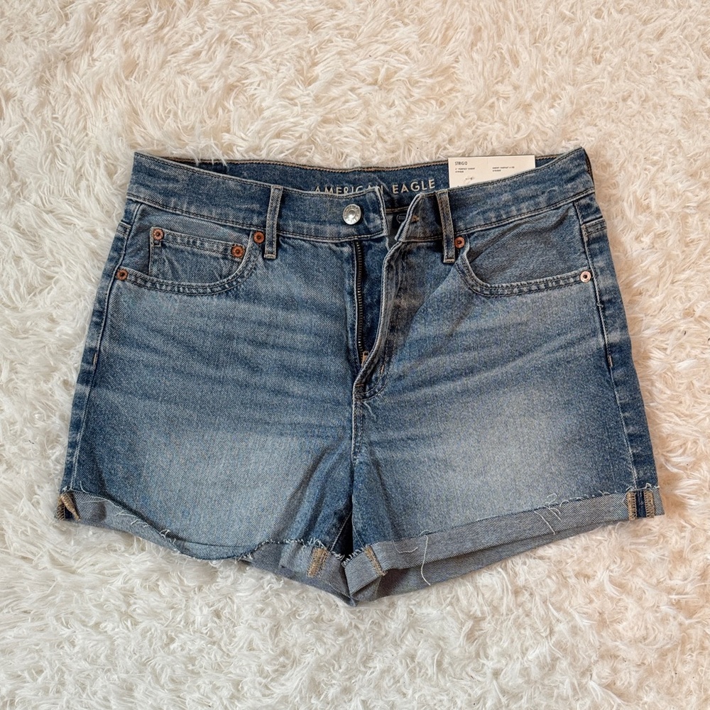 American Eagle Outfitters Women's Classic Blue Jean Shorts